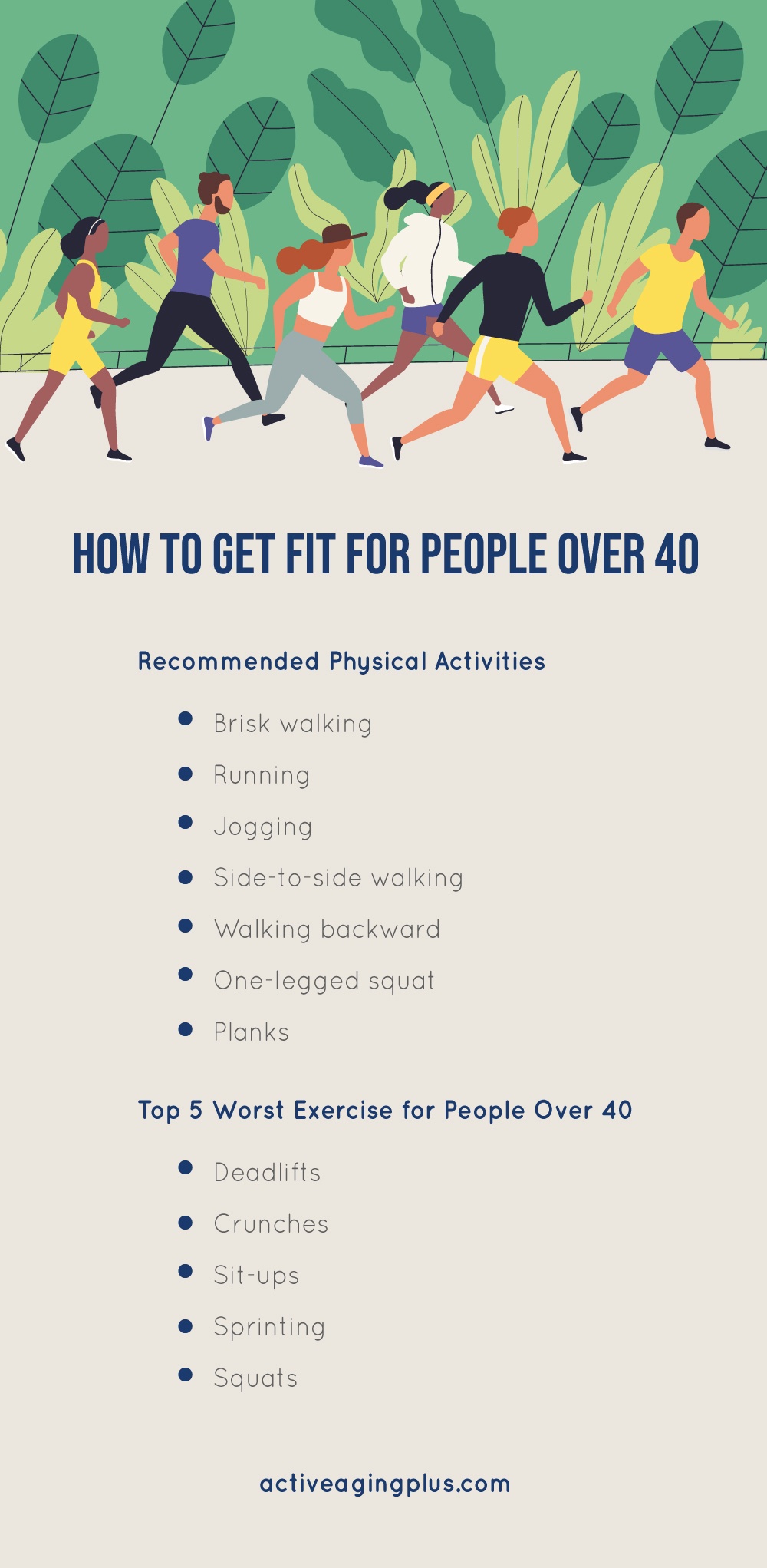 How to get fit for people over 40